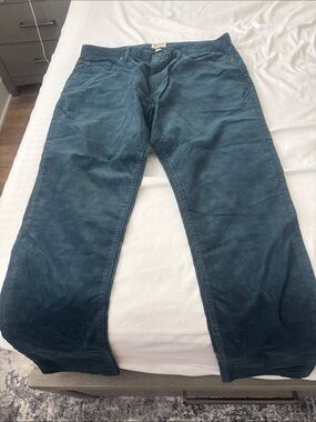 Todd Snyder Teal Corduroy Trousers
